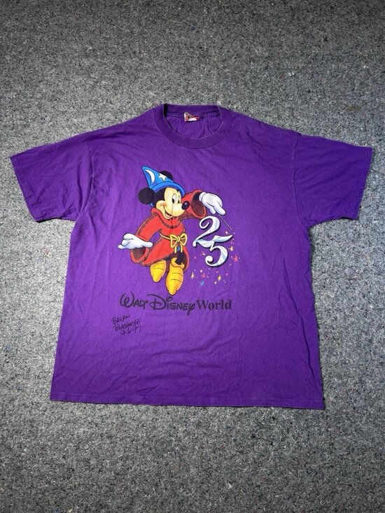 Mickey Inc Other - Mickey Inc Mouse Fantasia 25th Anniversary T SHIRT Men's XXL  Vintage 90's